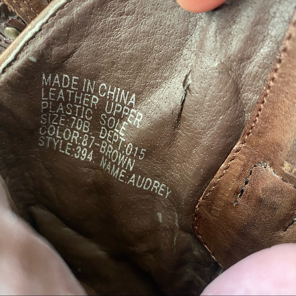Bakers | Audrey Leather Brown Western Boots - Picture 8 of 11